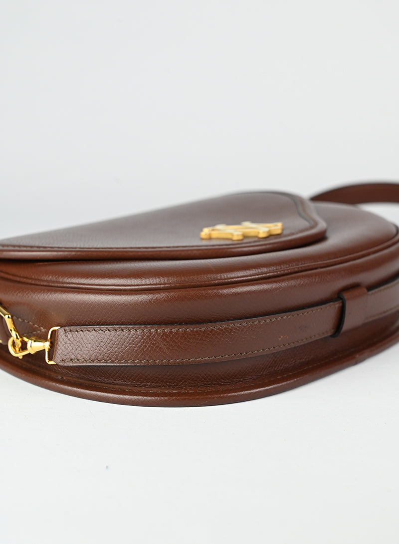 Hermès Borsa Evergrain Lift 1981 marrone