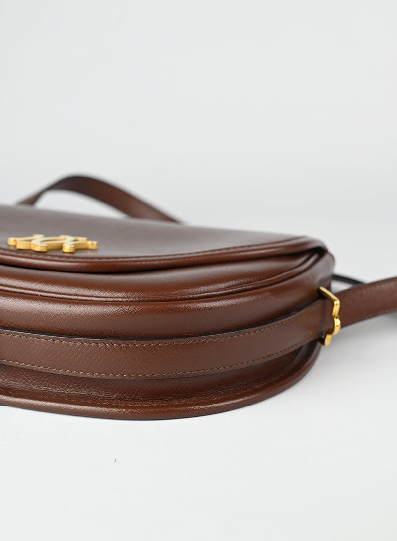 Hermès Borsa Evergrain Lift 1981 marrone