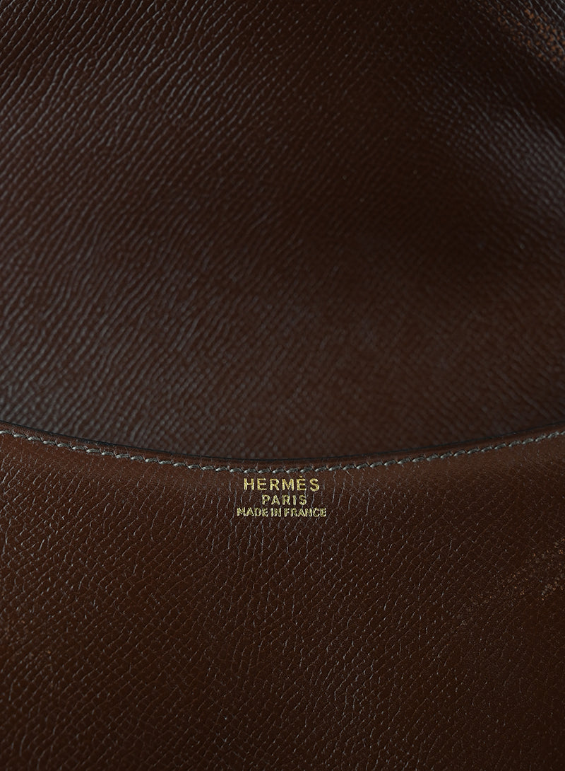 Hermès Borsa Evergrain Lift 1981 marrone