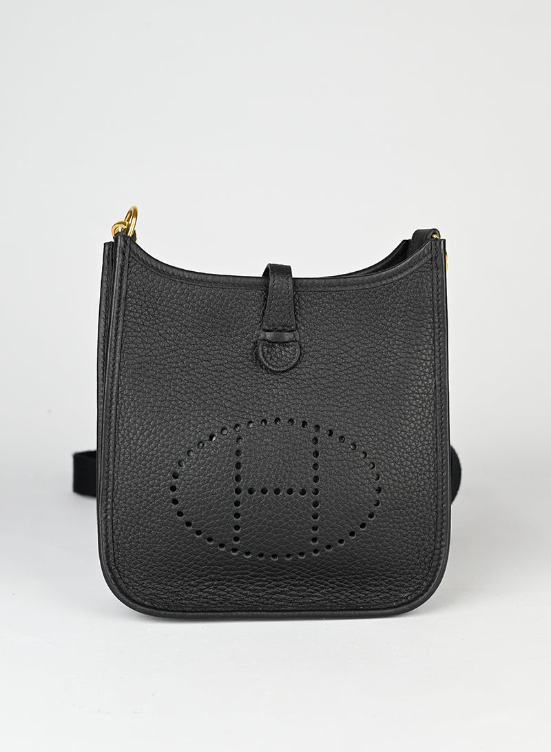 Hermès Evelyne 16 in pelle nera