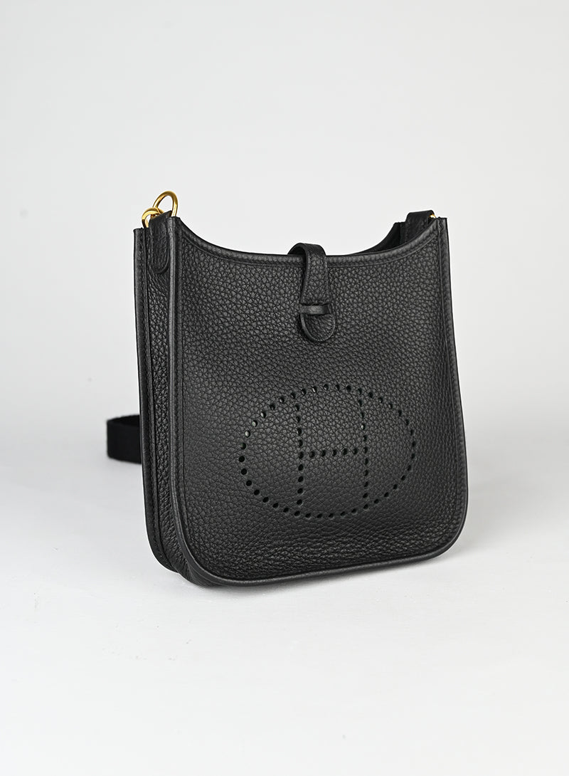 Hermès Evelyne 16 in pelle nera