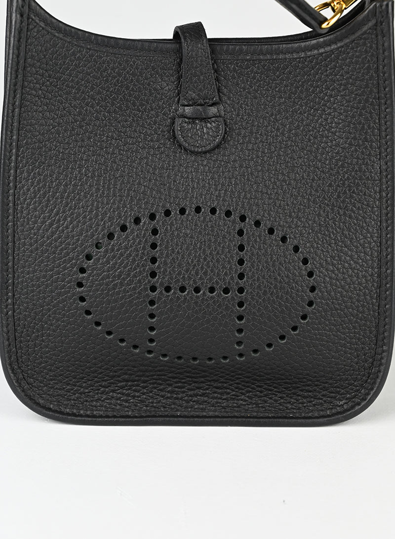Hermès Evelyne 16 in pelle nera