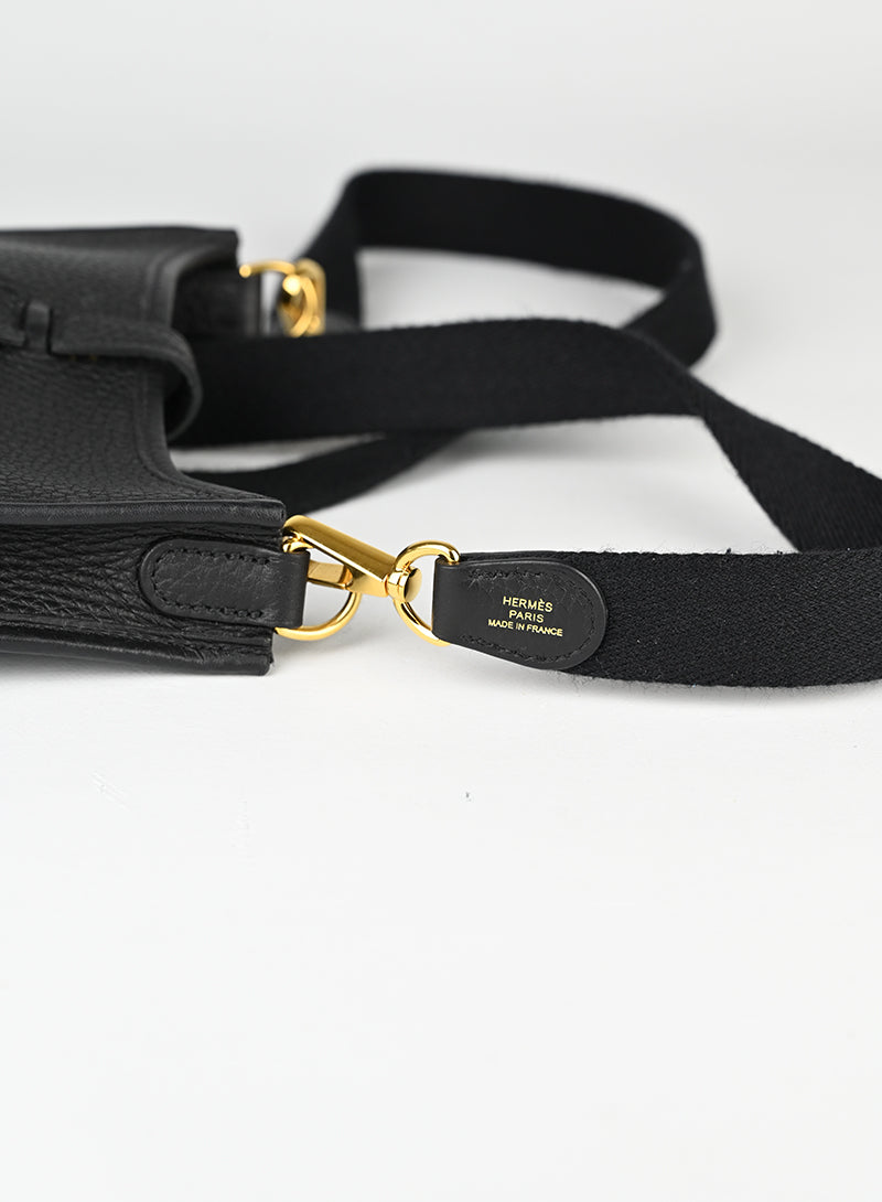 Hermès Evelyne 16 in pelle nera
