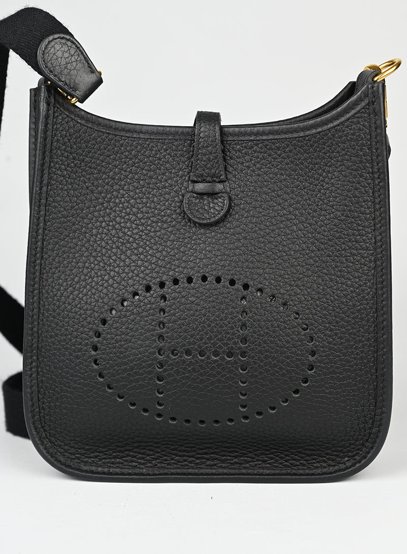 Hermès Borsa Evelyne 16 in pelle nera - lesleyluxuryvintage