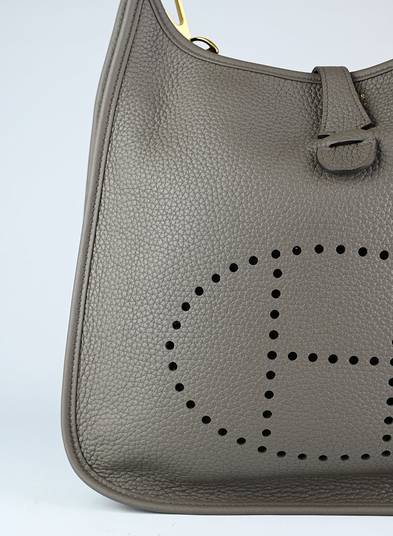Hermès Evelyne 29 in pelle Taupe