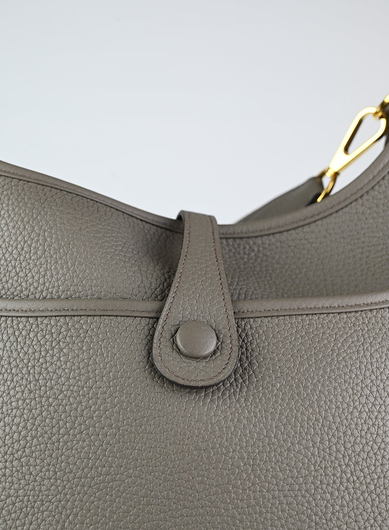 Hermès Evelyne 29 in pelle Taupe
