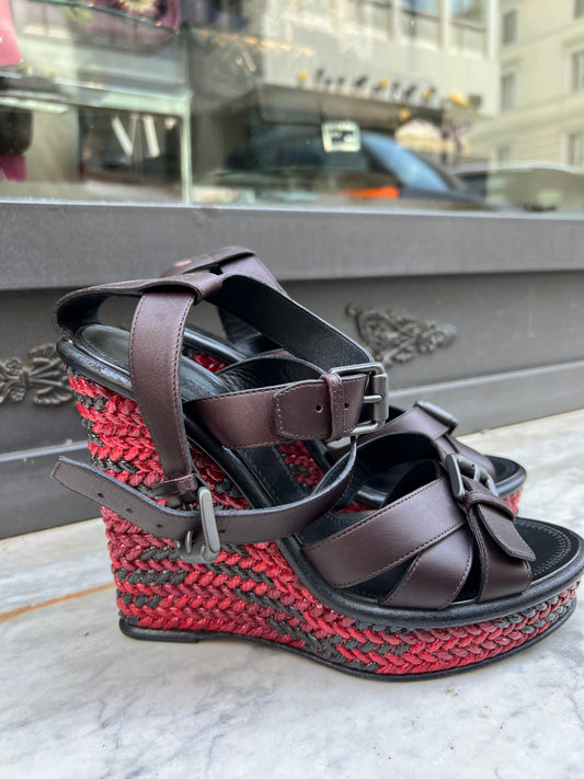 Bottega Veneta zeppe 38 1/2