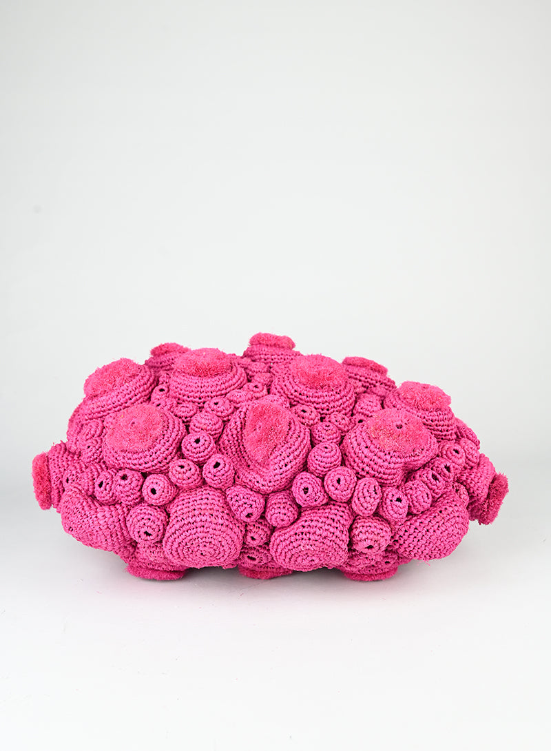 Jamin Puech Borsa in rafia fucsia