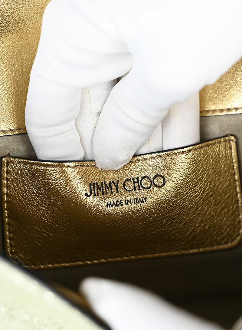 Jimmy Choo Borsa in pelle oro