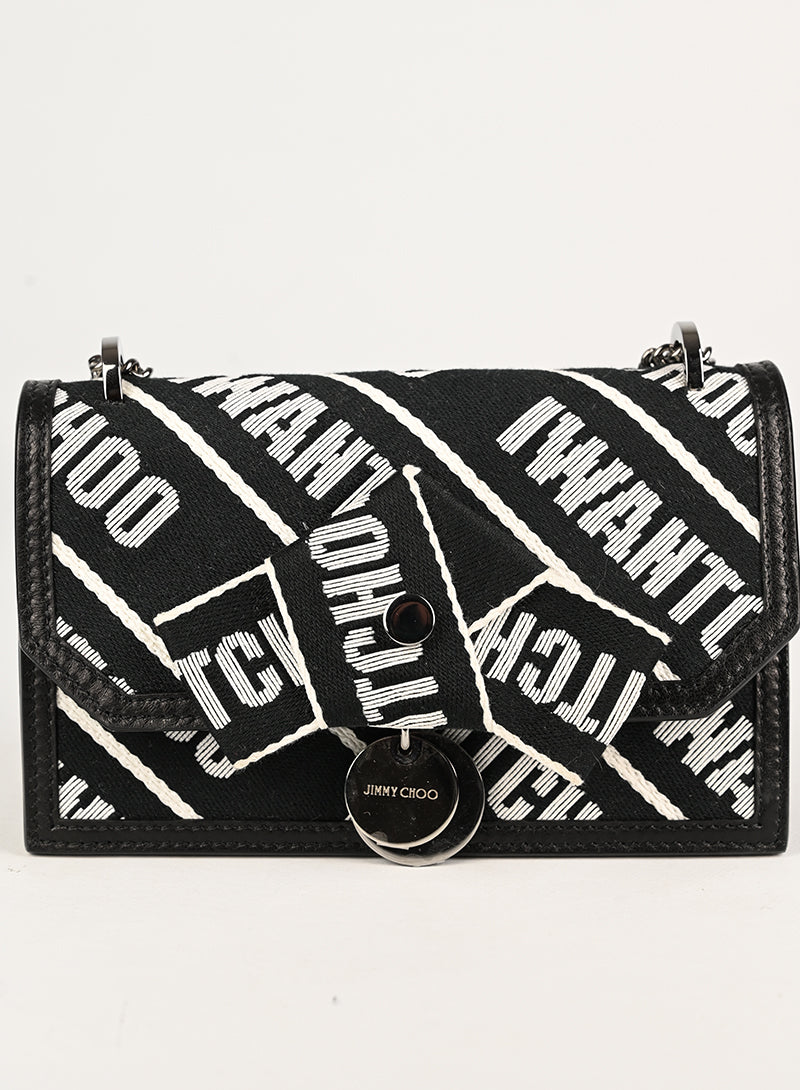 Jimmy Choo Borsa a tracolla I Want Choo nera