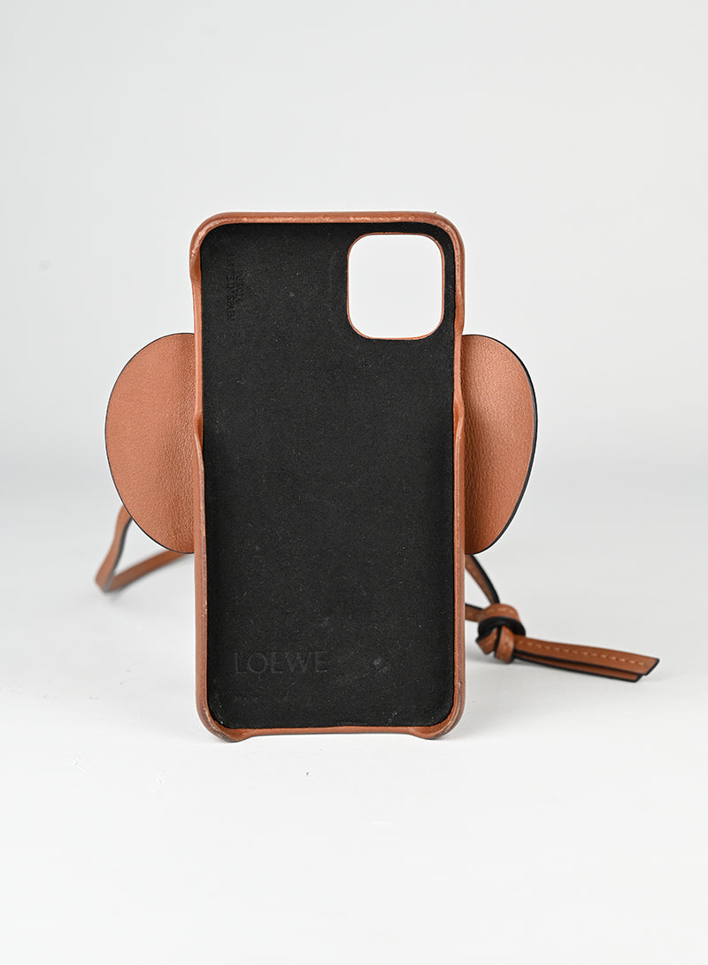 Loewe Cover iPhone Elefante in pelle rosa