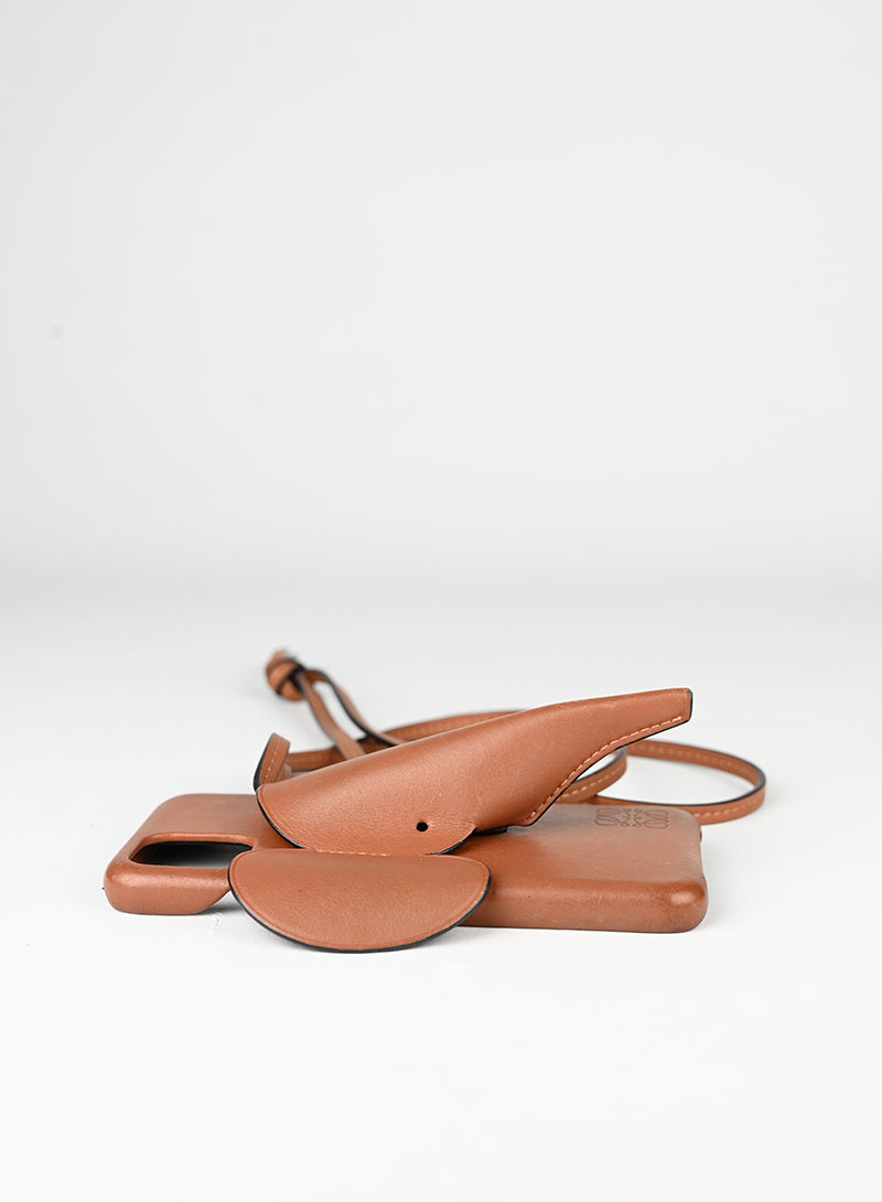 Loewe Cover iPhone Elefante in pelle rosa