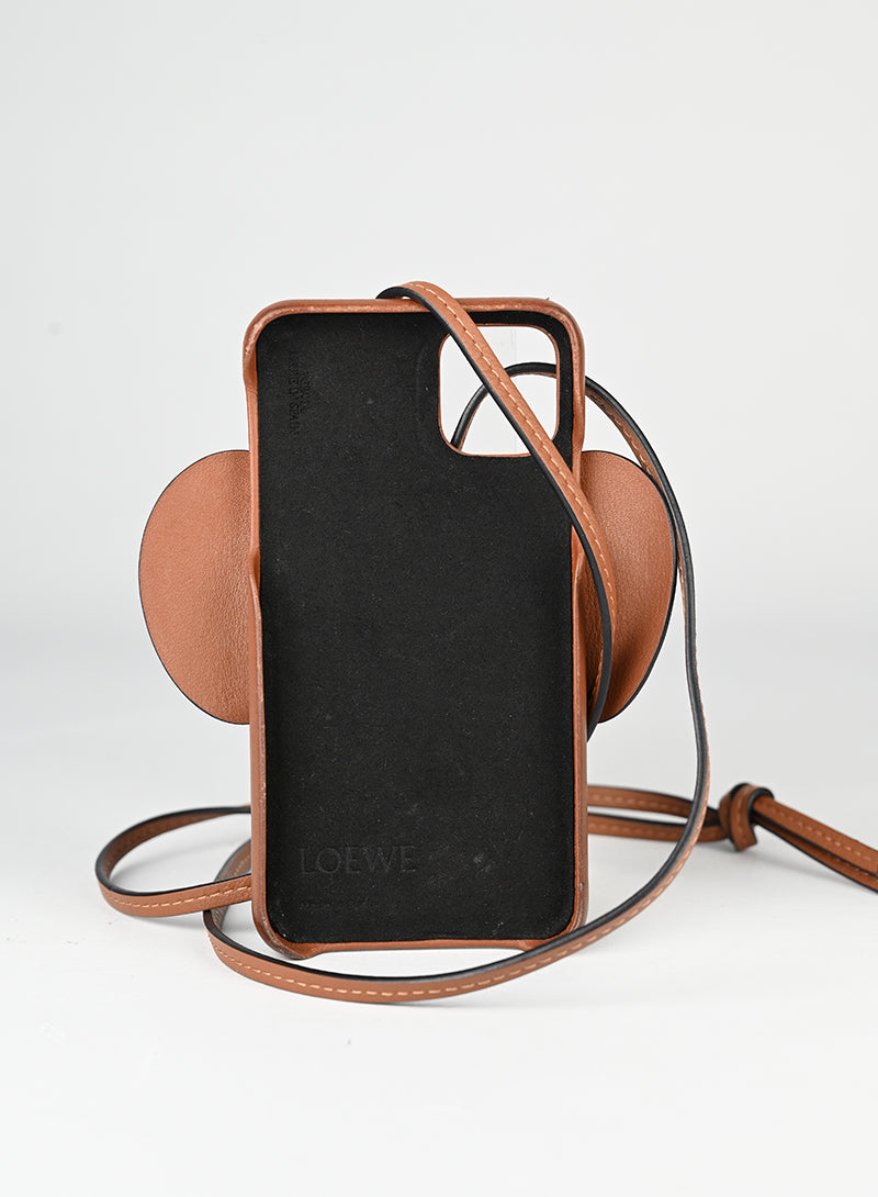 Loewe Cover iPhone Elefante in pelle rosa