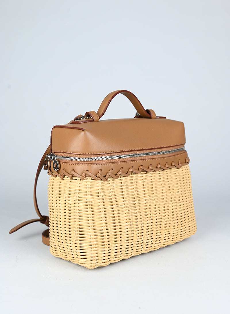 Loro Piana Borsa Extra Pocket L19 in midollino