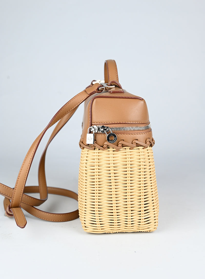 Loro Piana Borsa Extra Pocket L19 in midollino