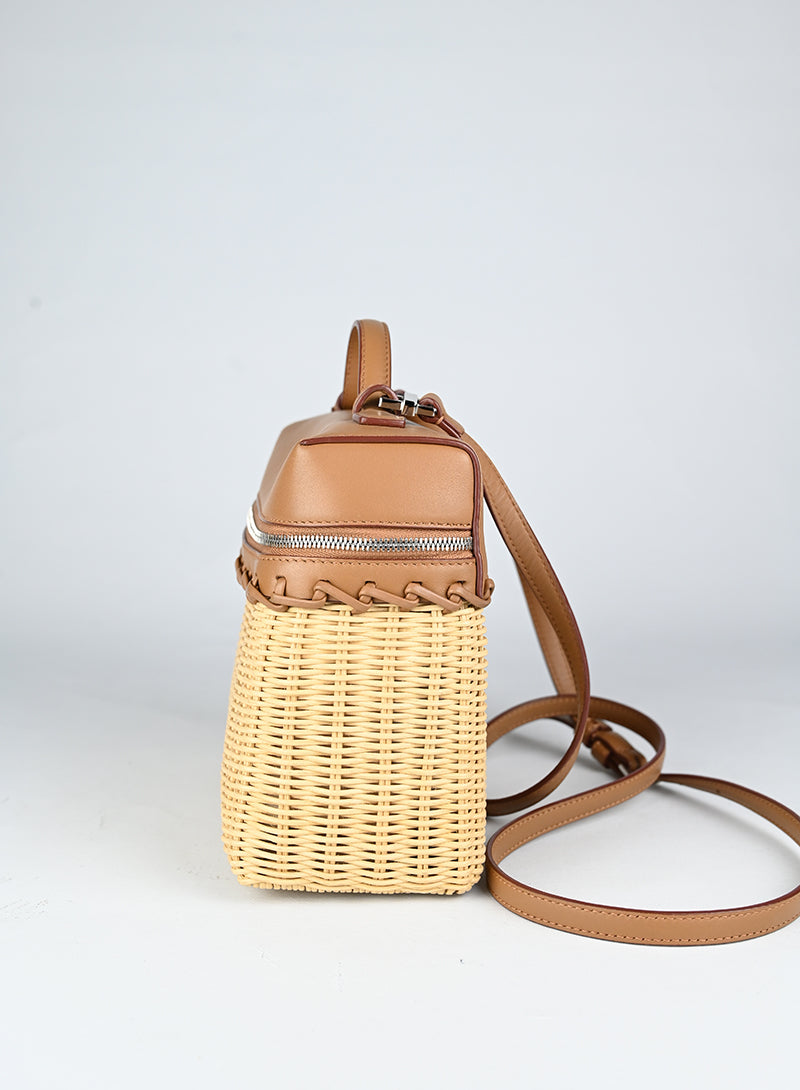 Loro Piana Borsa Extra Pocket L19 in midollino
