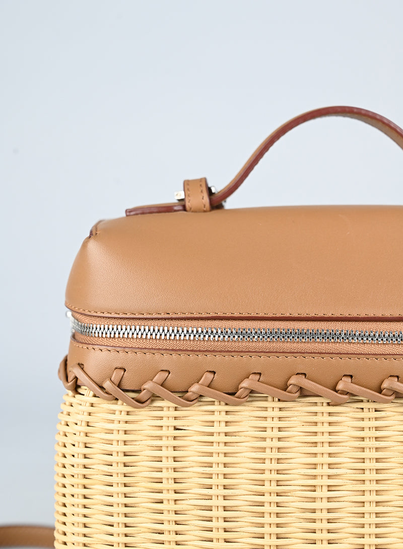 Loro Piana Borsa Extra Pocket L19 in midollino