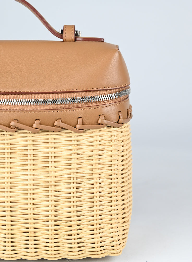 Loro Piana Borsa Extra Pocket L19 in midollino