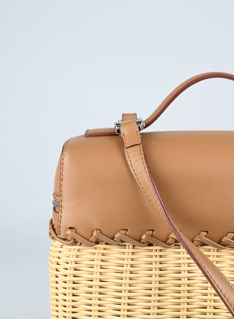 Loro Piana Borsa Extra Pocket L19 in midollino