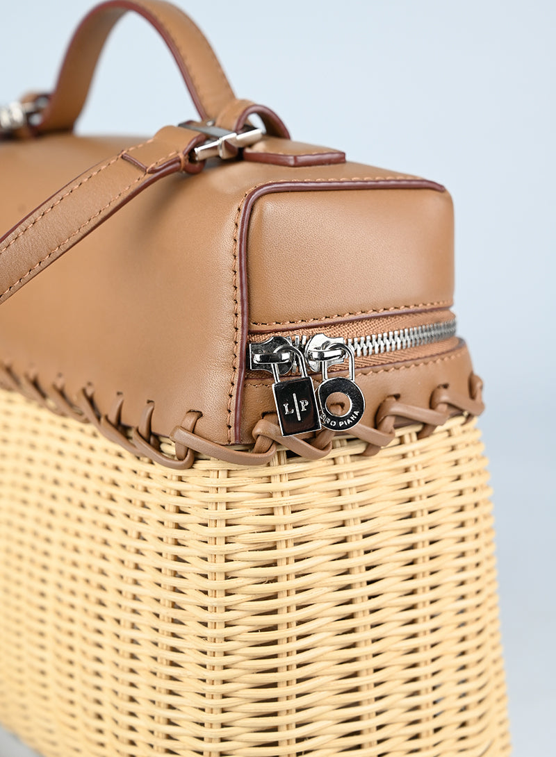 Loro Piana Borsa Extra Pocket L19 in midollino