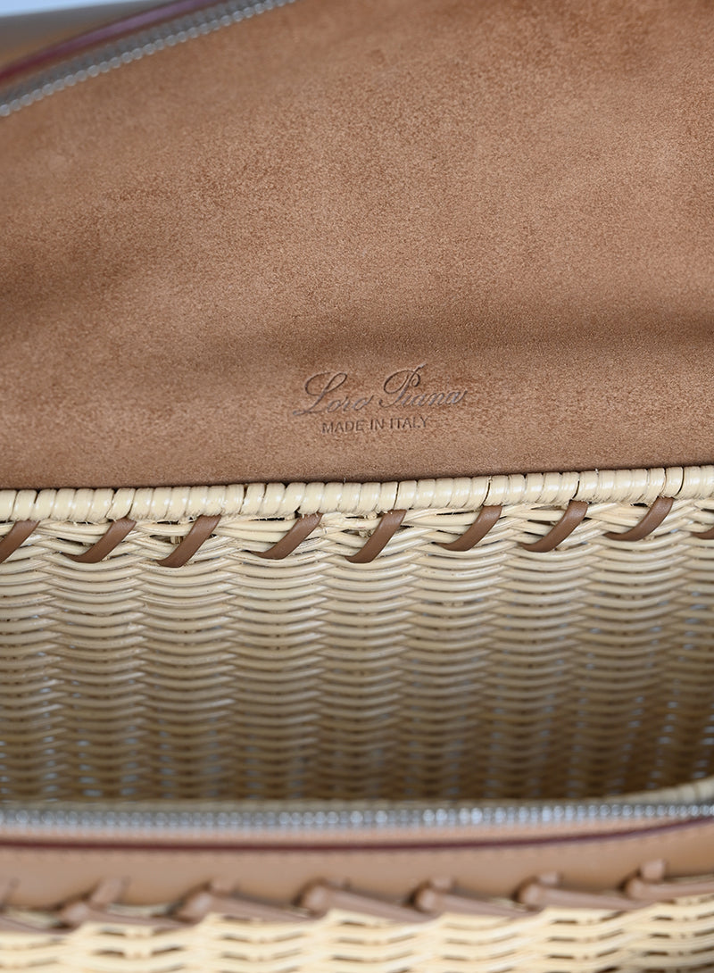 Loro Piana Borsa Extra Pocket L19 in midollino