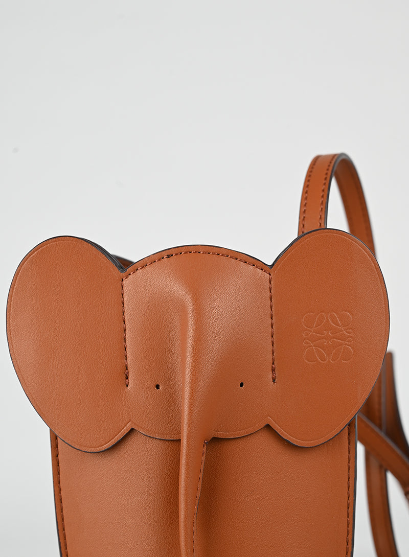 Loewe Portacellulare in pelle con elefantino