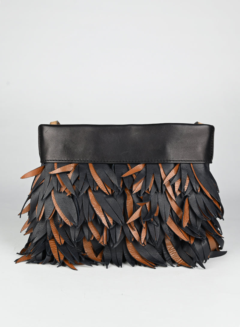 Marni Borsa in pelle nera e marrone