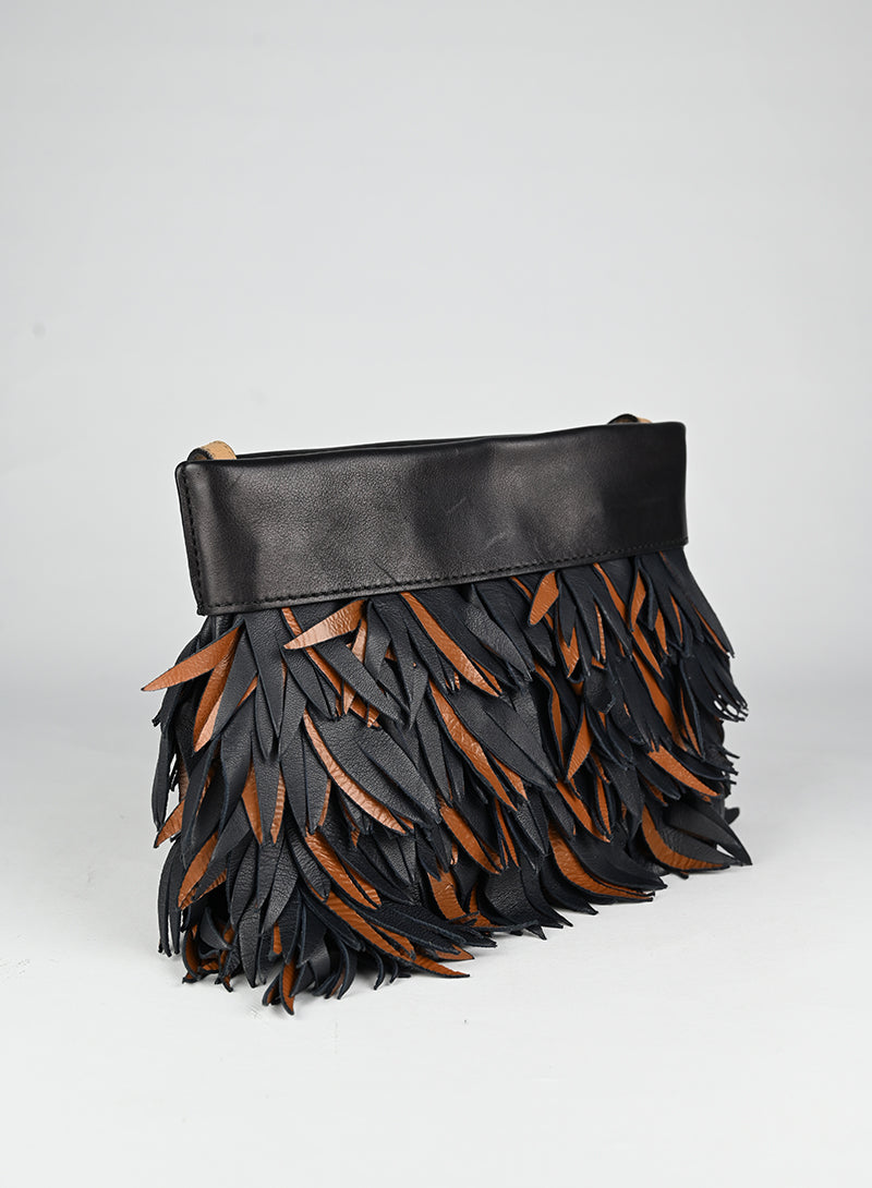 Marni Borsa in pelle nera e marrone