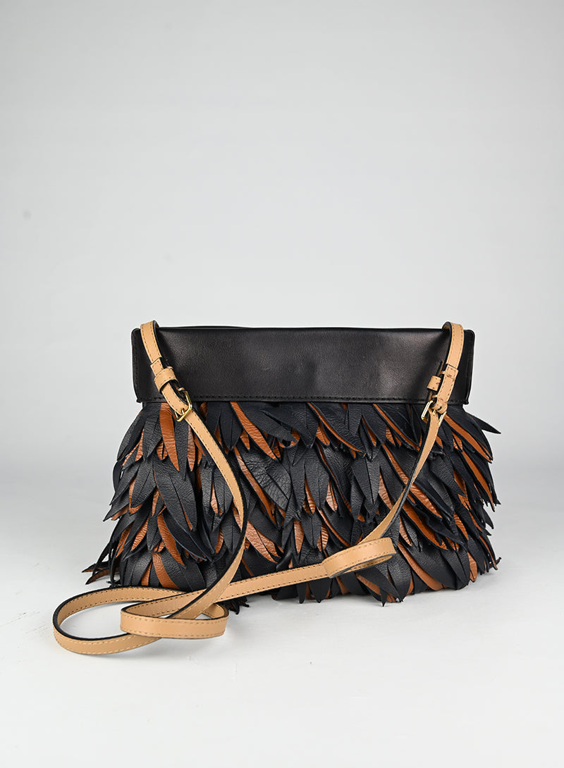 Marni Borsa in pelle nera e marrone
