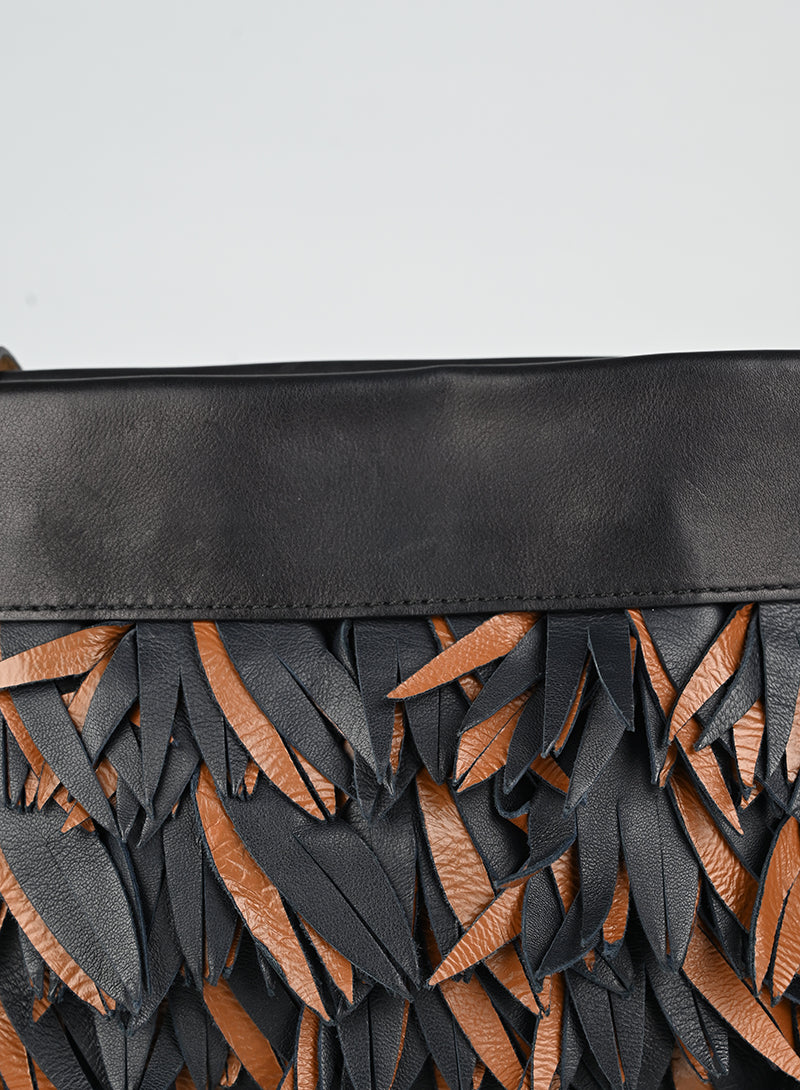 Marni Borsa in pelle nera e marrone