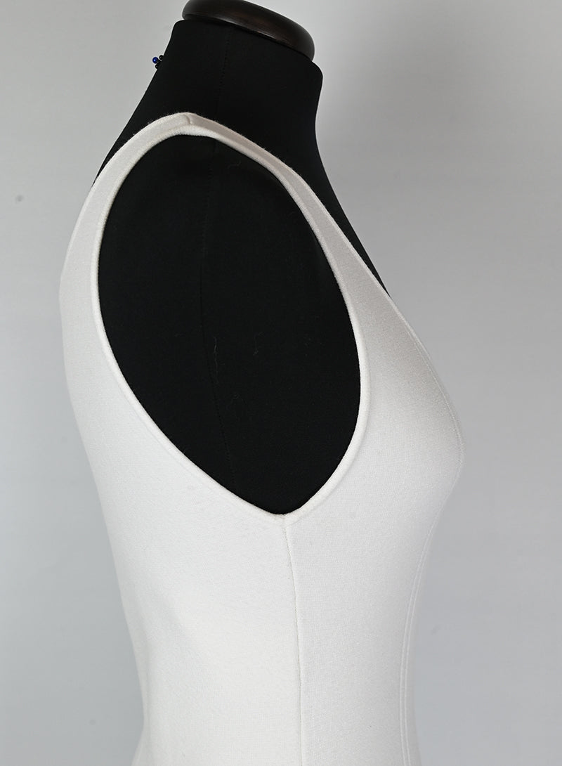 Philosophy Abito bianco con tulle - Tg. 40