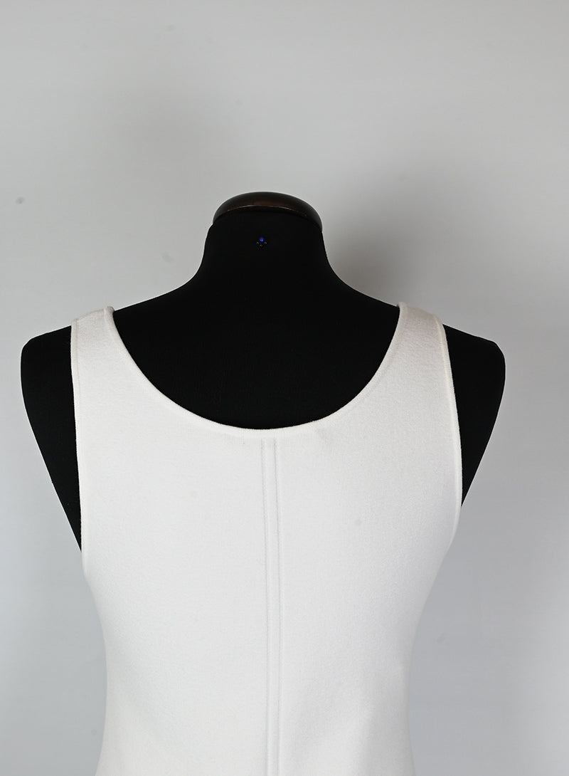 Philosophy Abito bianco con tulle - Tg. 40