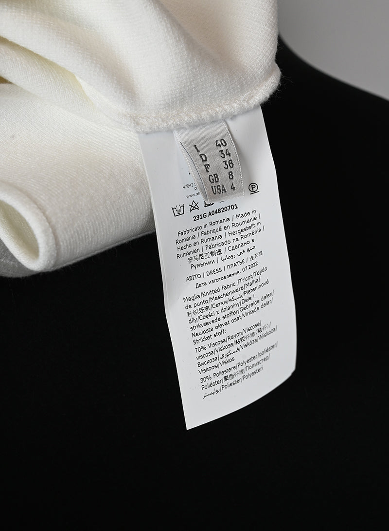 Philosophy Abito bianco con tulle - Tg. 40