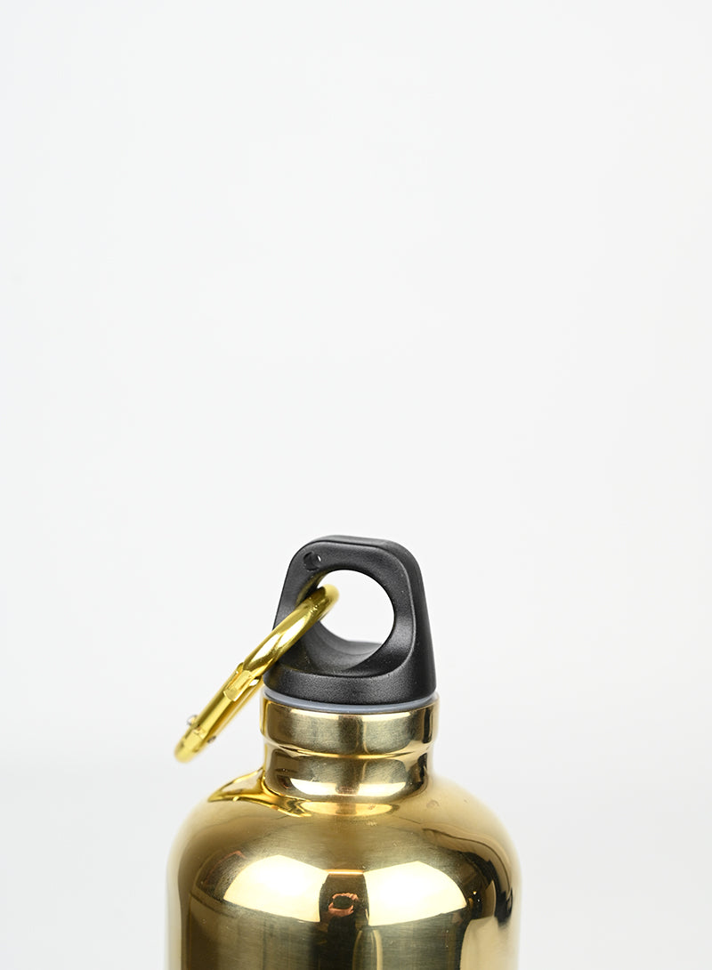 Prada Borraccia in metallo oro - lesleyluxuryvintage
