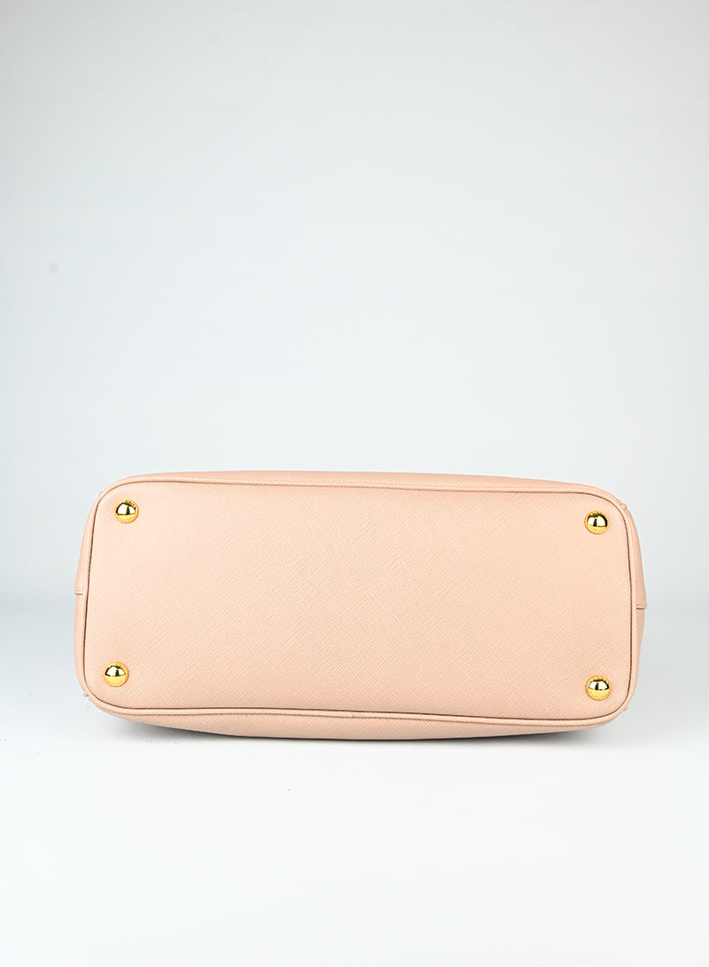 Prada Borsa Galleria Large in pelle rosa cipria