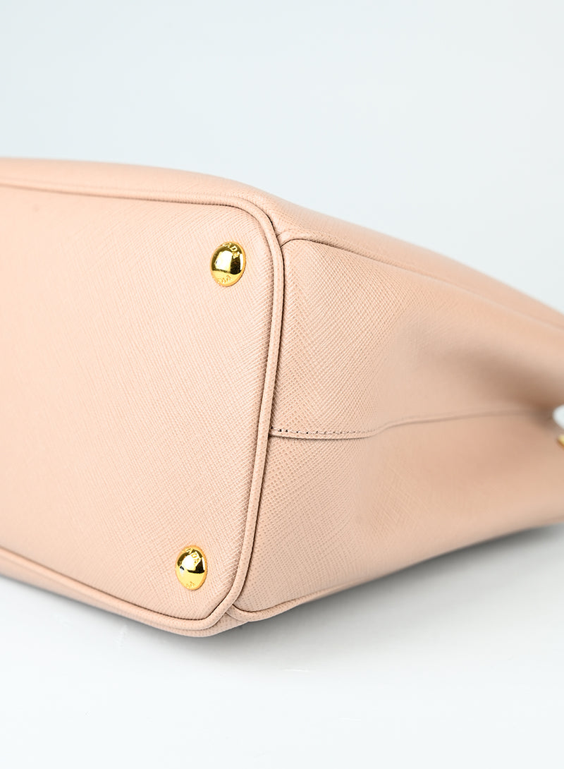 Prada Borsa Galleria Large in pelle rosa cipria