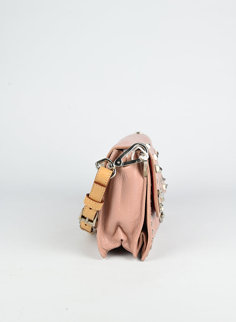 Prada Borsa in pelle rosa cipria