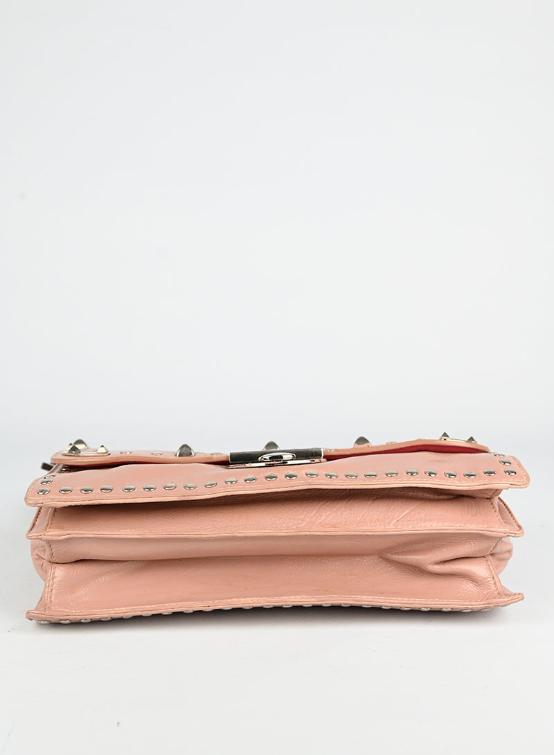 Prada Borsa in pelle rosa cipria