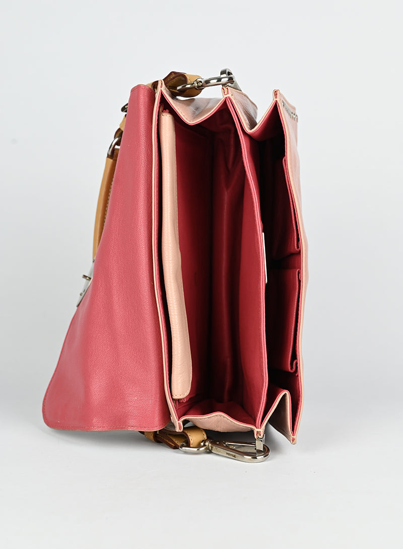 Prada Borsa in pelle rosa cipria