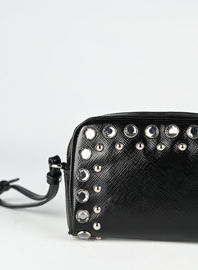 Prada Pochette in pelle nera