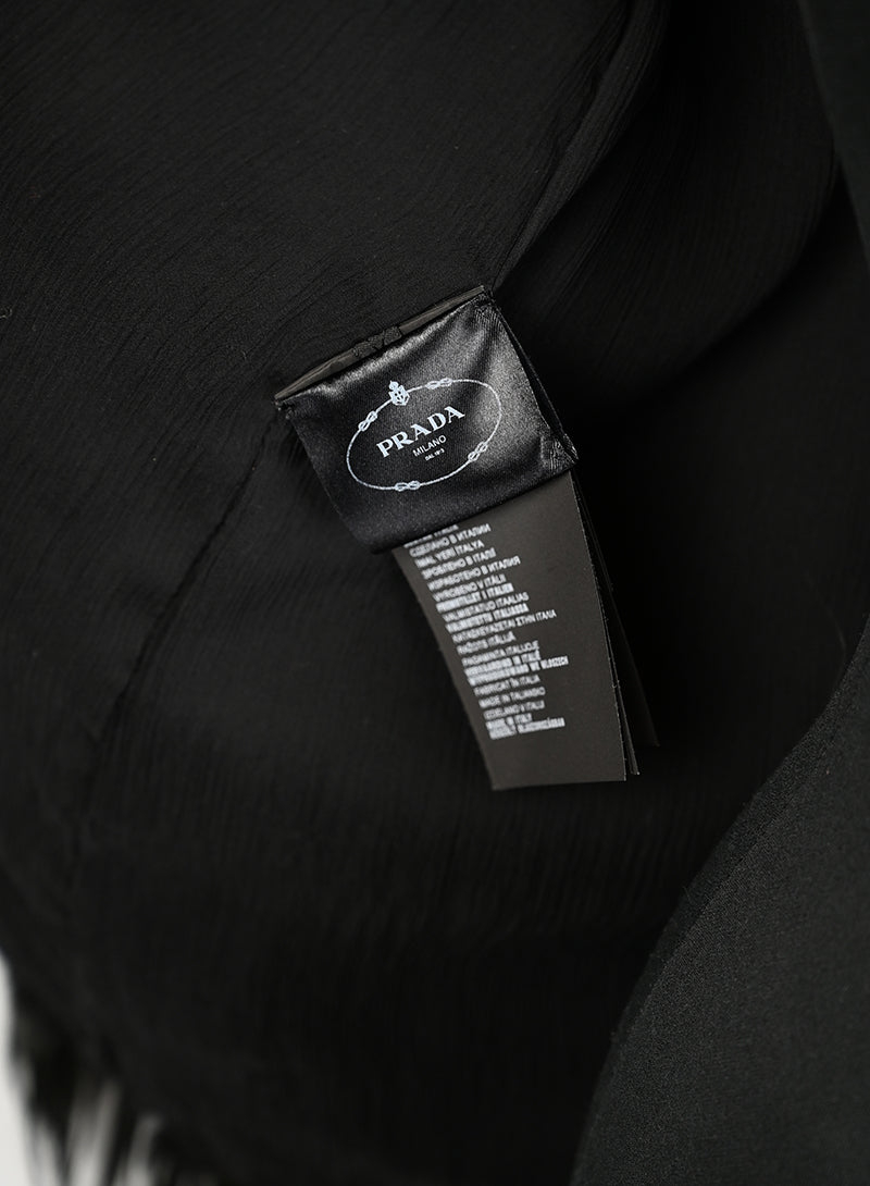 Prada Gilet di pelliccia verde bosco - Tg. 40