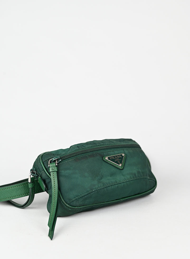 Prada Marsupio in Re-nylon verde