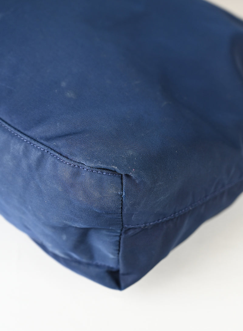 Brada Borsa in tela Nylon blu