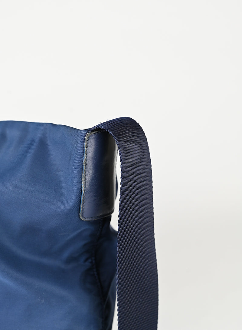 Brada Borsa in tela Nylon blu