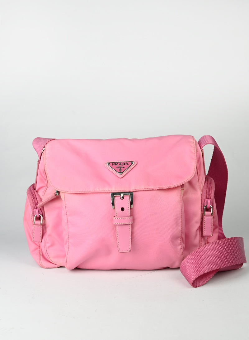 Prada Borsa in Re-nylon rosa