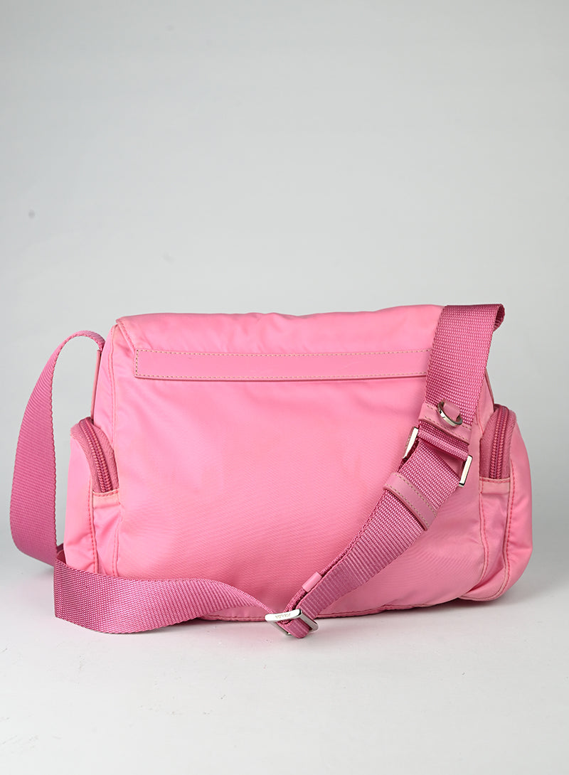 Prada Borsa in Re-nylon rosa
