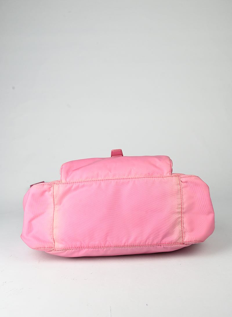 Prada Borsa in Re-nylon rosa