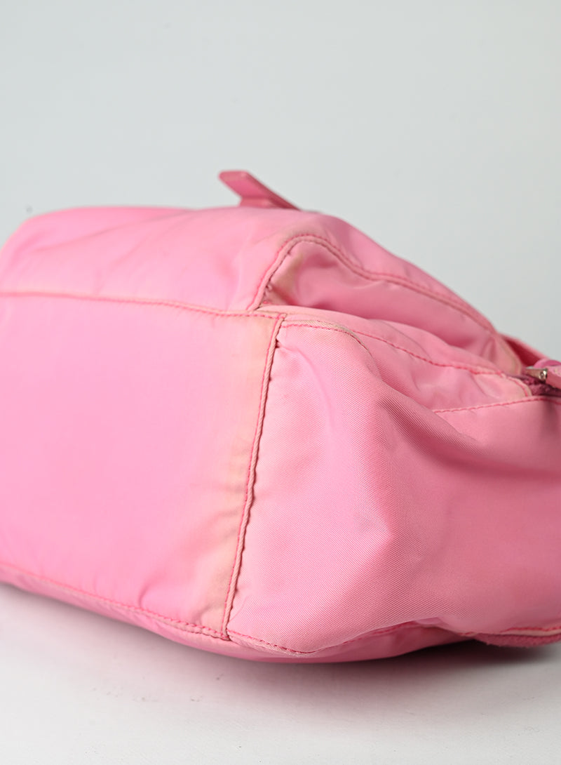 Prada Borsa in Re-nylon rosa