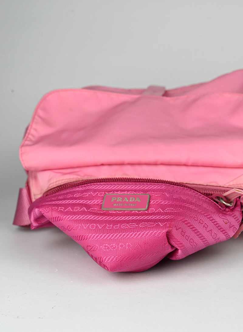 Prada Borsa in Re-nylon rosa