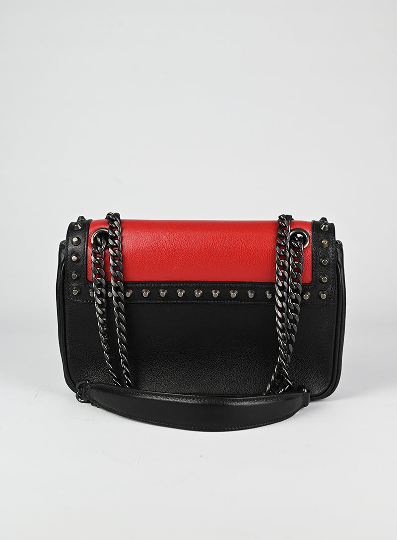 Prada Borsa in pelle rossa e nera